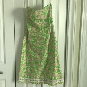 Lilly Pulitzer strapless dress